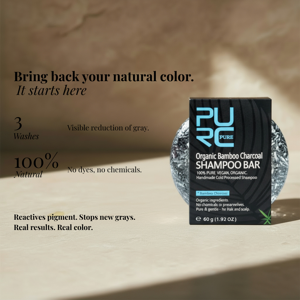 Anti grey hair shampoo