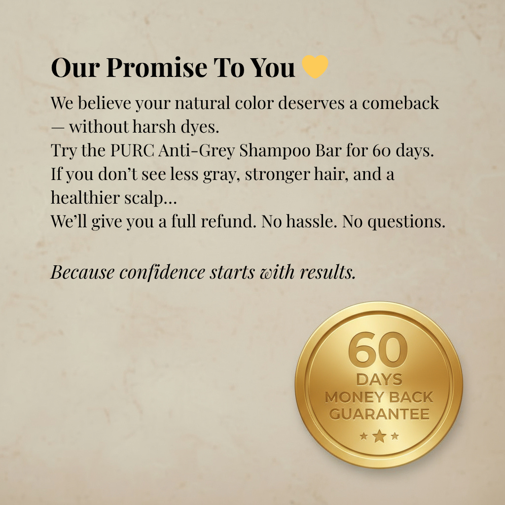 Anti grey hair shampoo