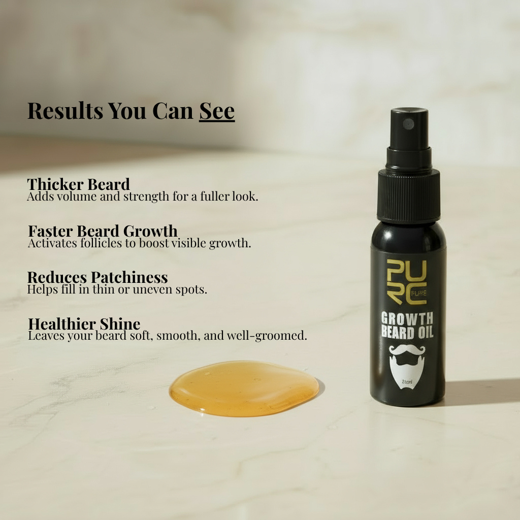 Beard growth oil
