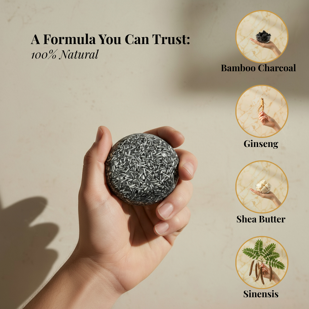 Anti grey hair shampoo