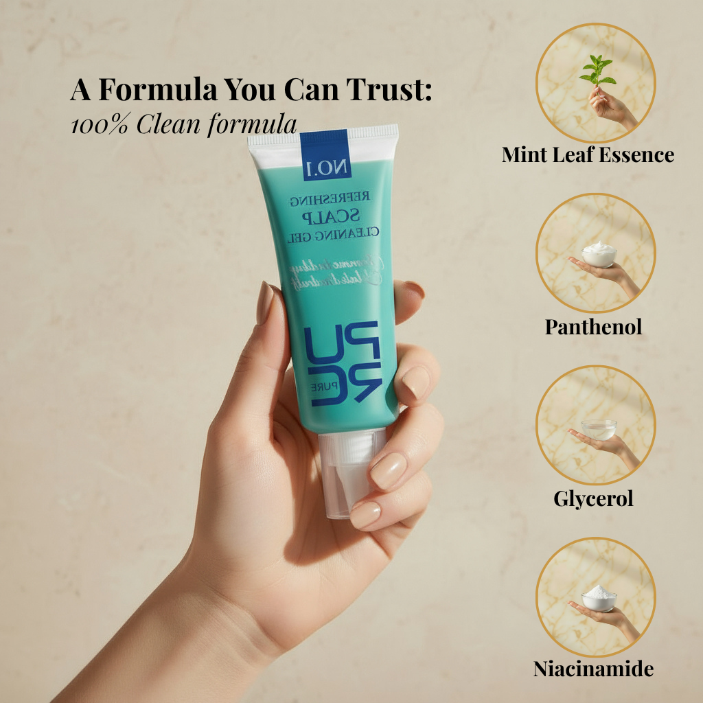 Anti-dandruff scalp gel