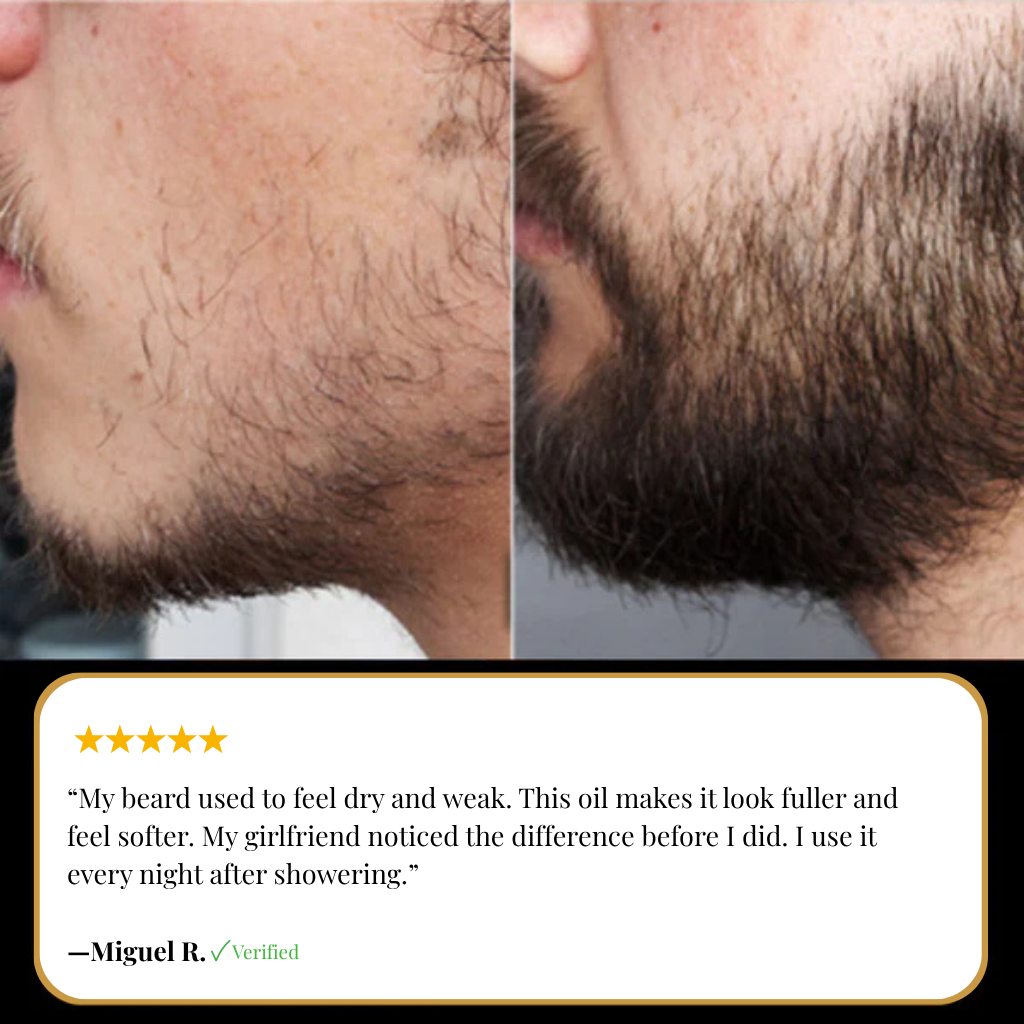 Beard growth oil